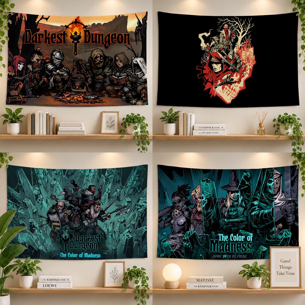 Outdoor Camping Rpg - Game Darkest Dungeon Gothic RPG Flags