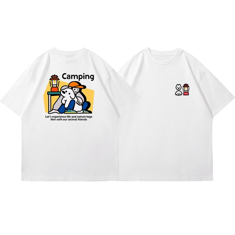 Outdoor Camping Korea - Best Korea Fun Illustration Camping Print