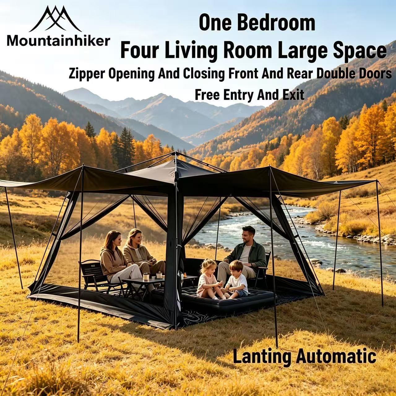 Outdoor Camping Automatic Quick Opening Tent - Upgraded 8-16Person Folding Camping Tent Automatic