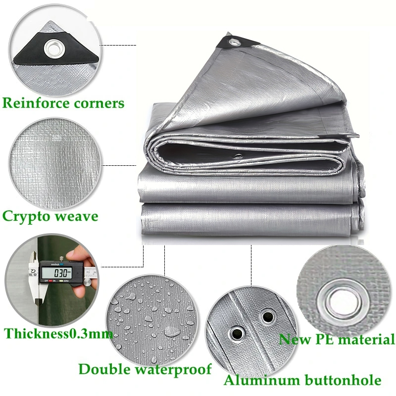 Large Tarp 3mx5 6 8 4x4 5 6 8  - Outdoor Camping Automatic Quick Opening Tent 评论和价格