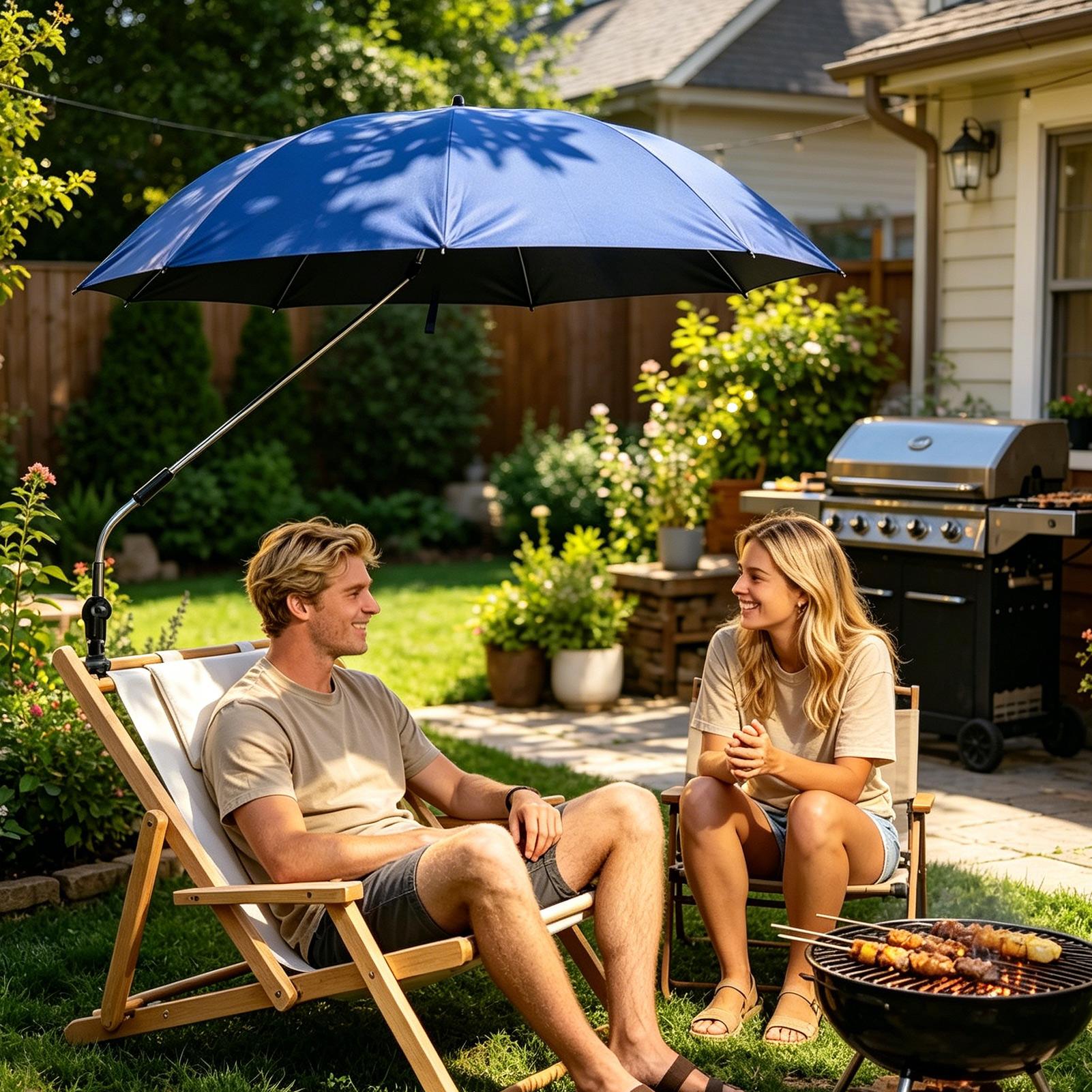 360 Adjustable Beach sun umbre - Outdoor Camping Canopy 评论和价格