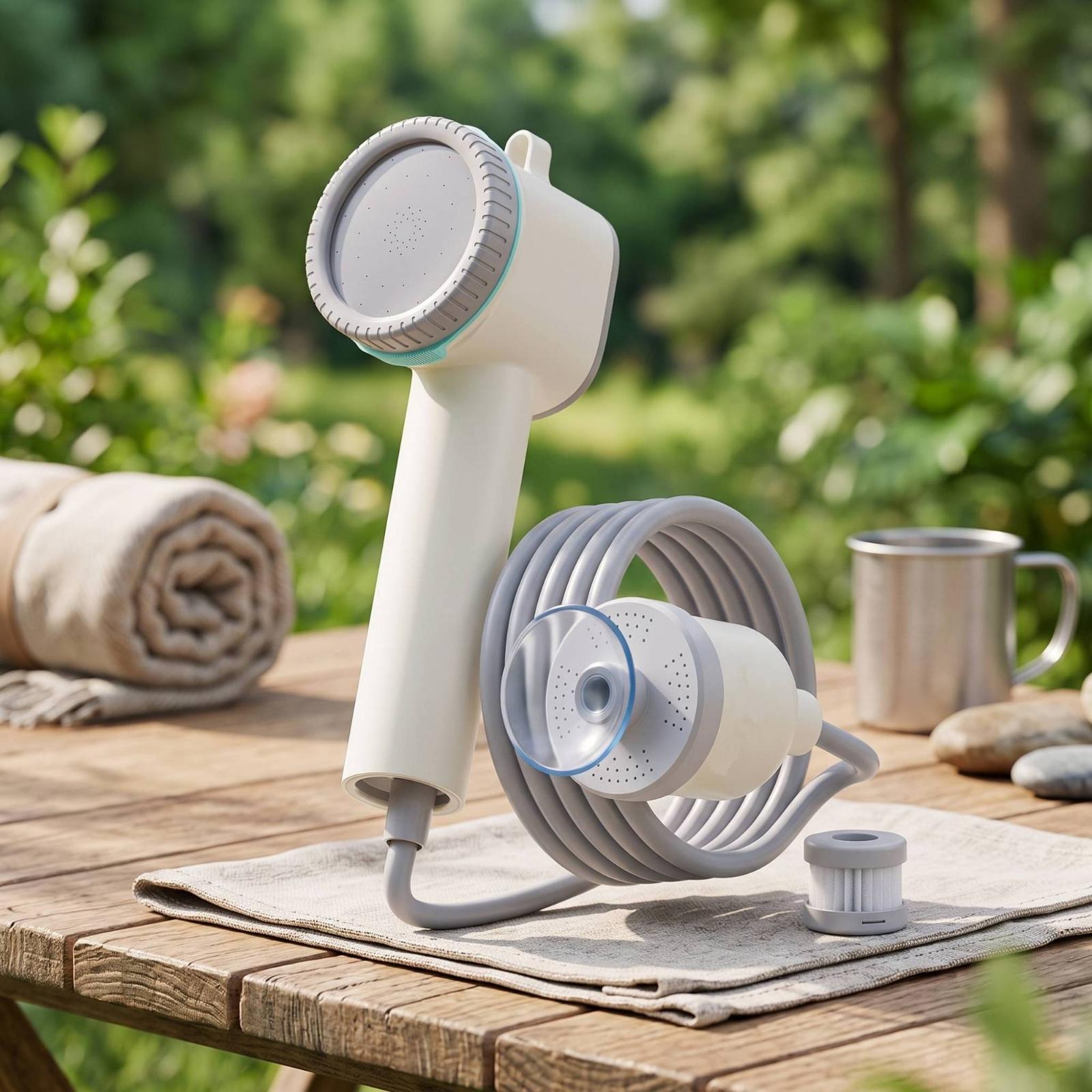 Handheld Portable Electric Sho - Portable Camping Shower 评论和价格