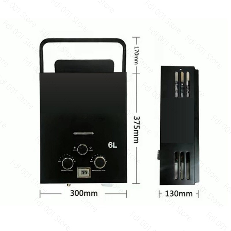 6L Portable Tankless Gas Water - Outdoor Camping Hot Water Heater 评论和价格