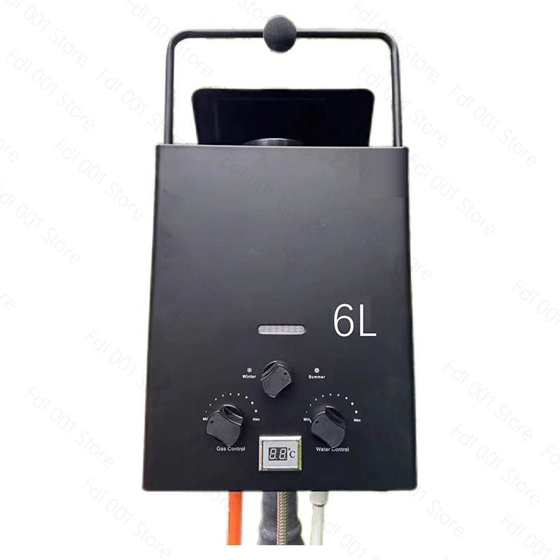 6L Portable Tankless Gas Water - Outdoor Camping Hot Water Heater 评论和价格