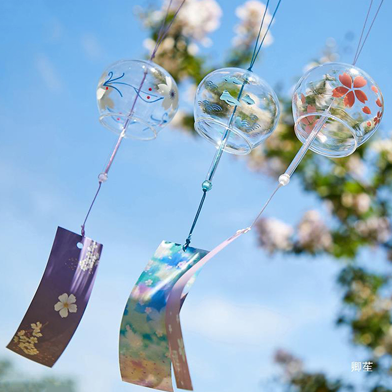Japanese Style Glass Wind Chim - Japanese Outdoor Camping 评论和价格