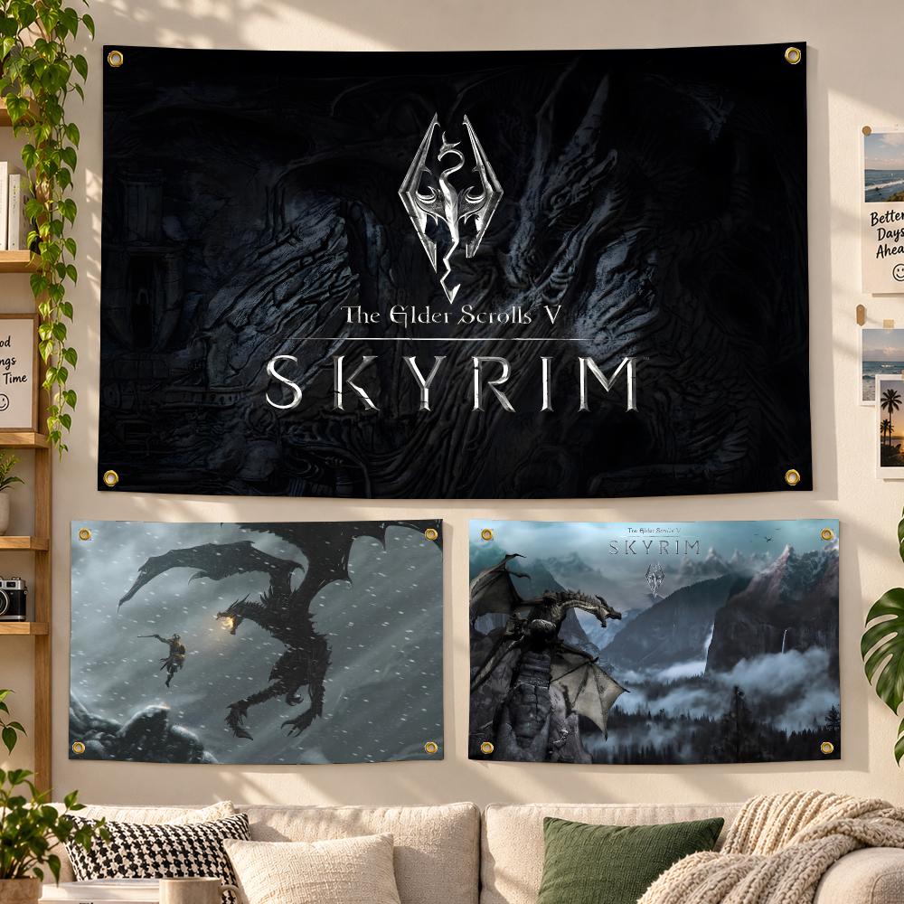 Game Skyrim RPG Flags Personal - Outdoor Camping Rpg 评论和价格