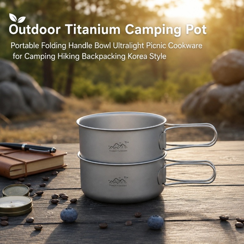 Outdoor Titanium Camping Pot P - Outdoor Camping Korea 评论和价格