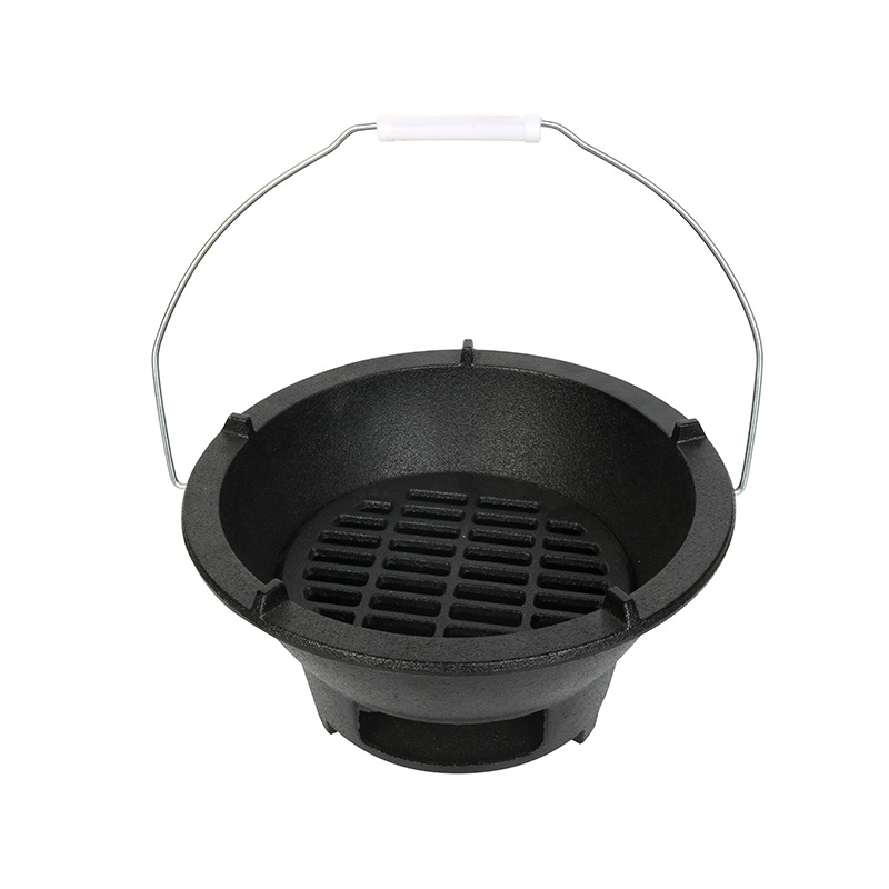 Portable Cast Iron Hibachi Gri - Japanese Outdoor Camping 评论和价格