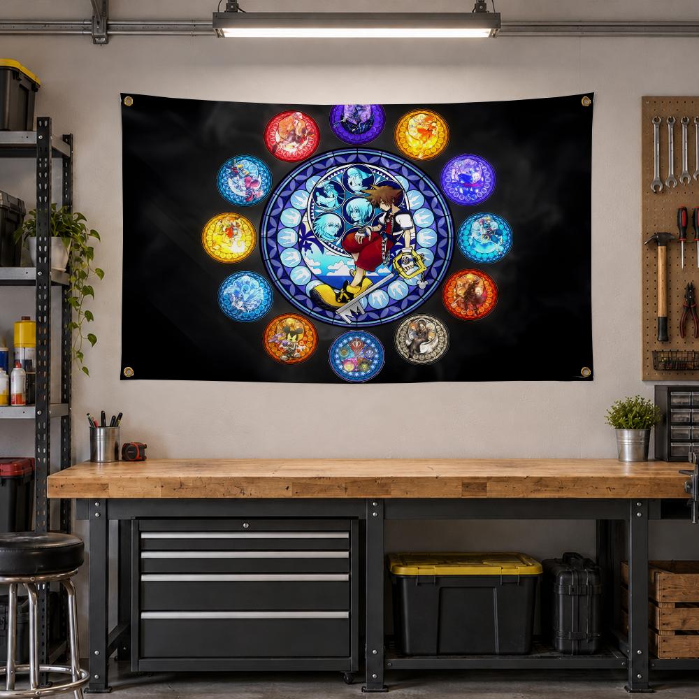 Game Kingdom Hearts RPG Flags  - Outdoor Camping Rpg 评论和价格