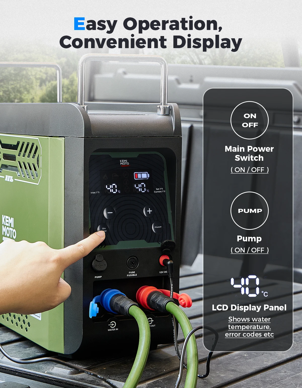 UTV 3s Instant Hot 20,000 BTU  - Outdoor Camping Hot Water Heater 评论和价格