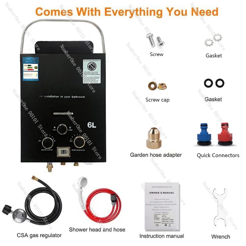 Propane LPG  Gas Tankless Wate - Outdoor Camping Hot Water Heater 评论和价格