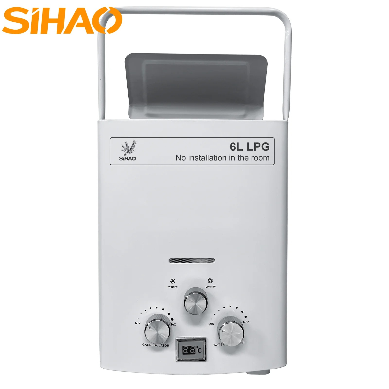 LPG Gas Water Heater|SIHAO 6L  - Outdoor Camping Hot Water Heater 评论和价格
